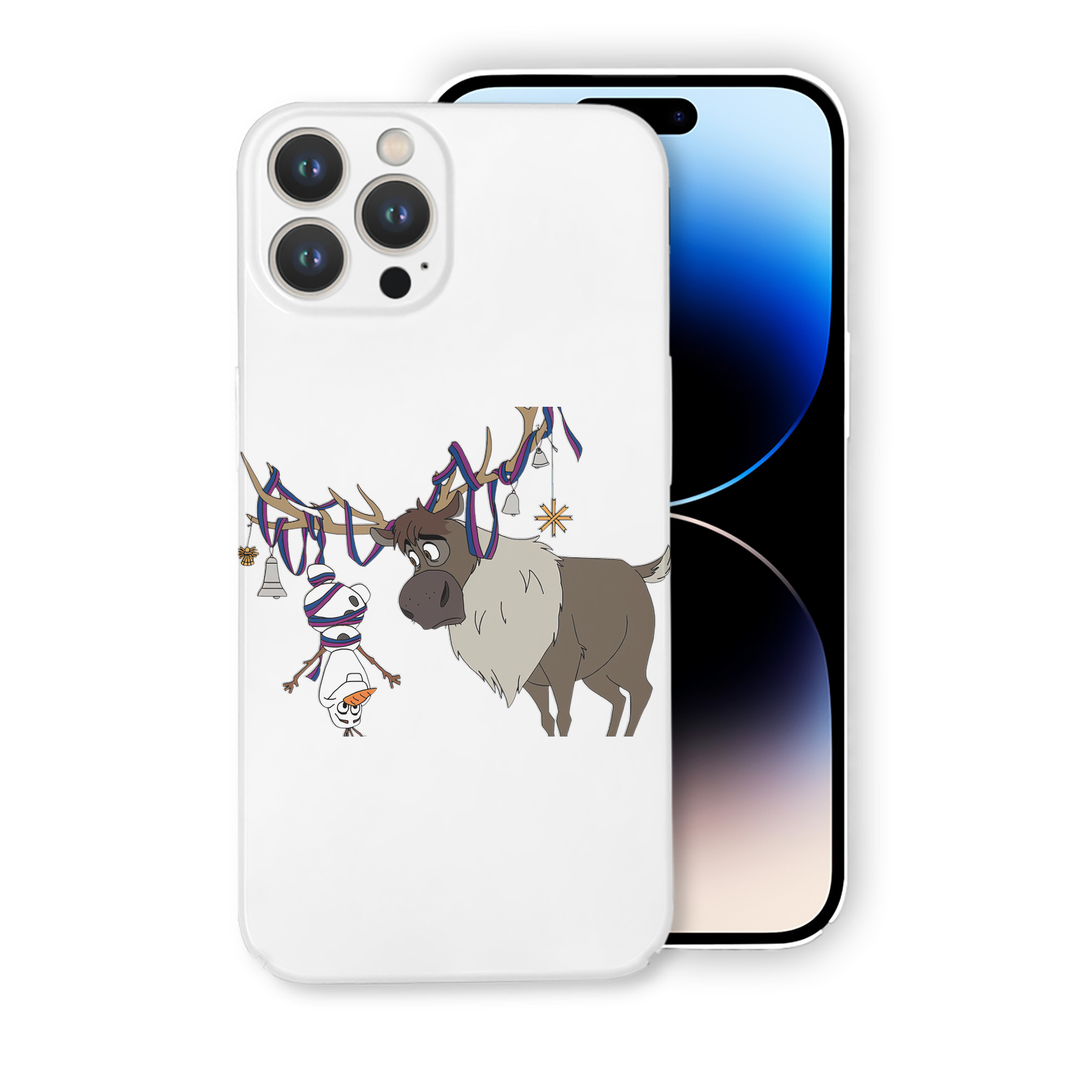 （画像用） アナと雪の女王 アンナ エルサ Frozen Anna Elsa 【iPhone 14シリーズ対応】ハードケース